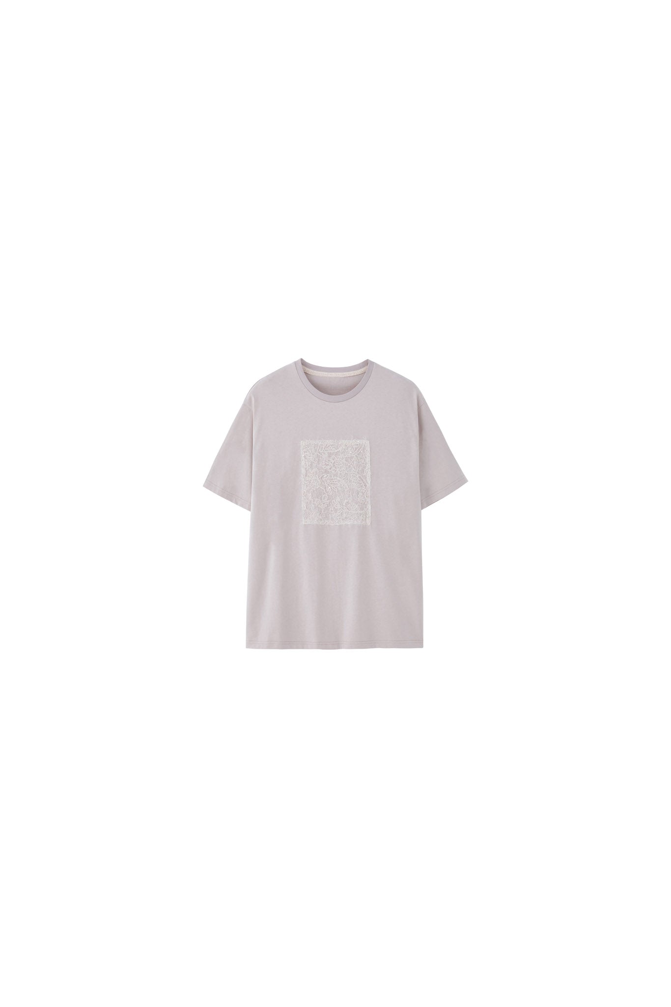 【tageechita】スパンコールレースパッチTシャツ