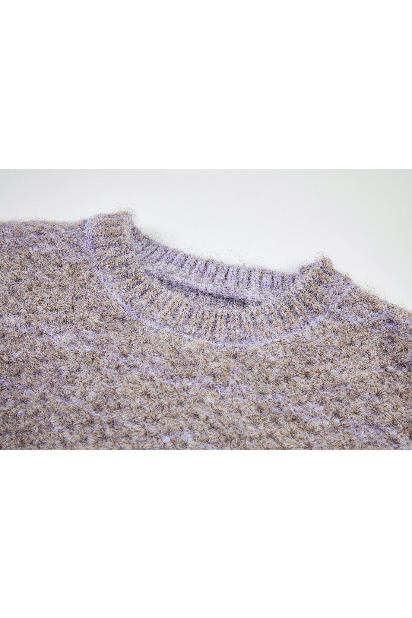 [tageechita] Wool blend crew neck knit