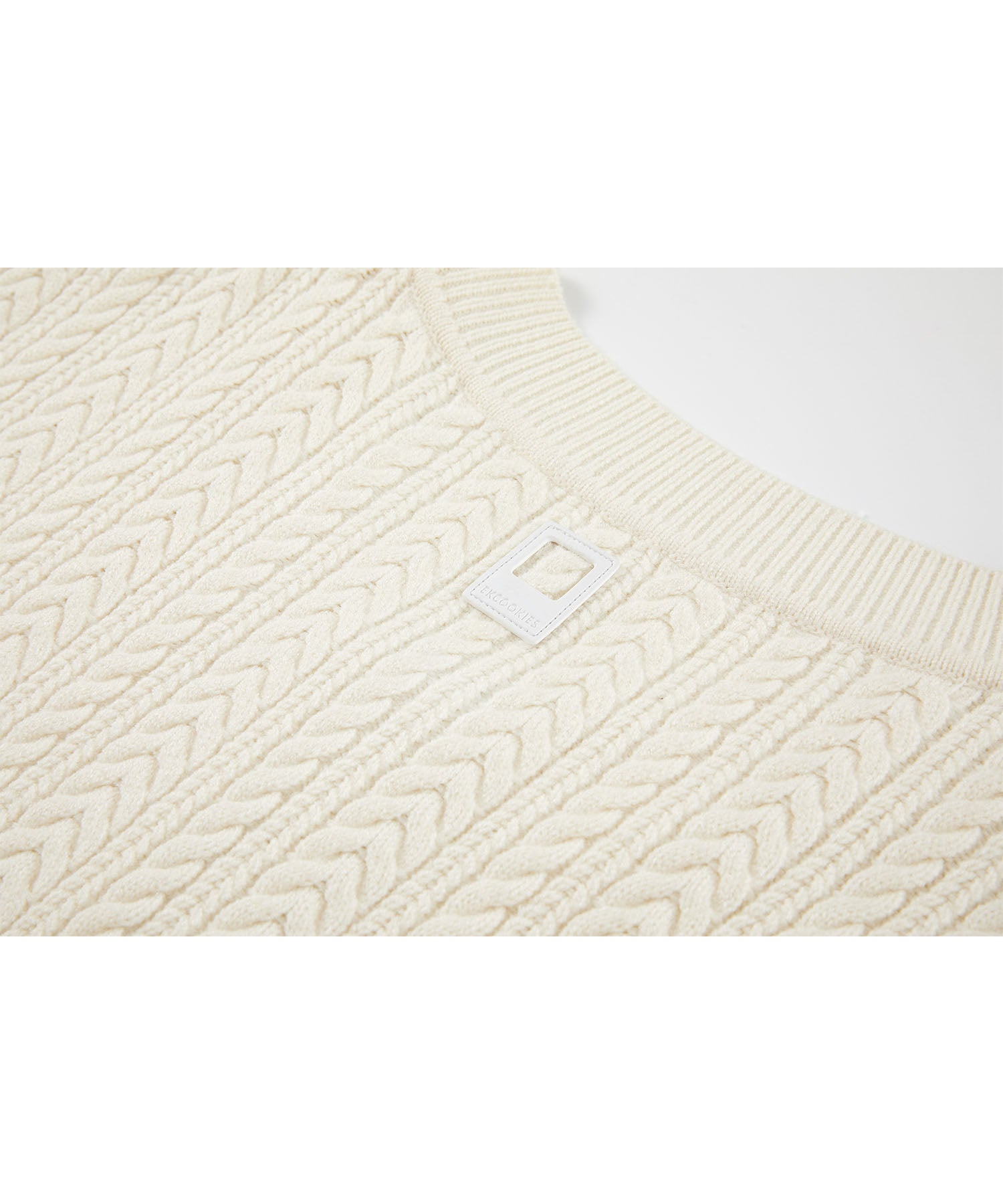 zip-up design knit cardigan 