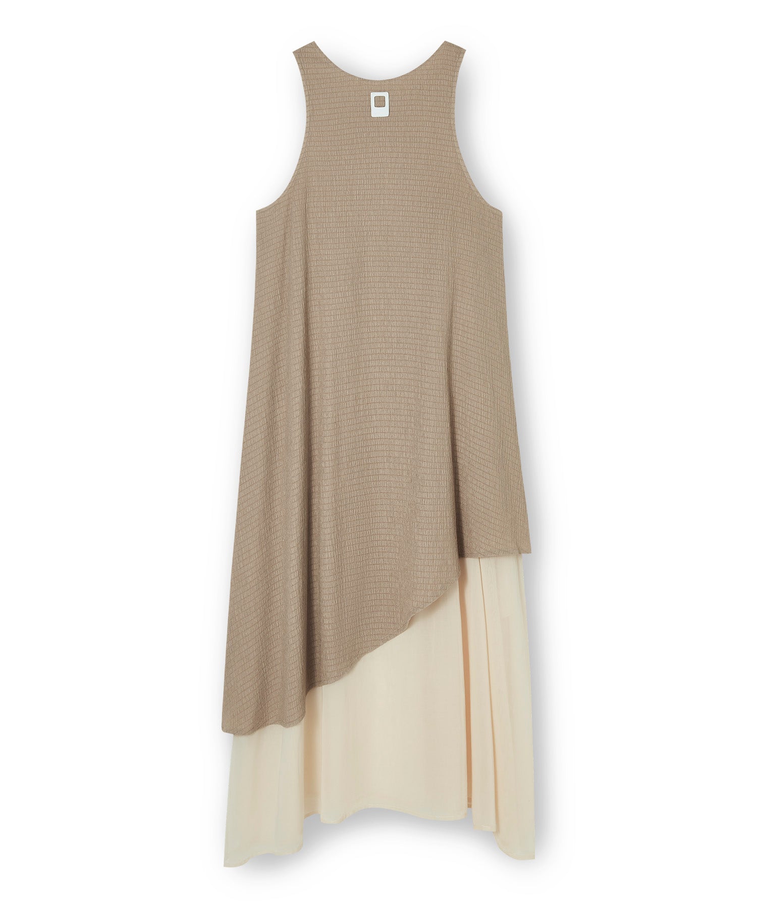 Yangliu Style Jacquard Layered Long Cami Dress 