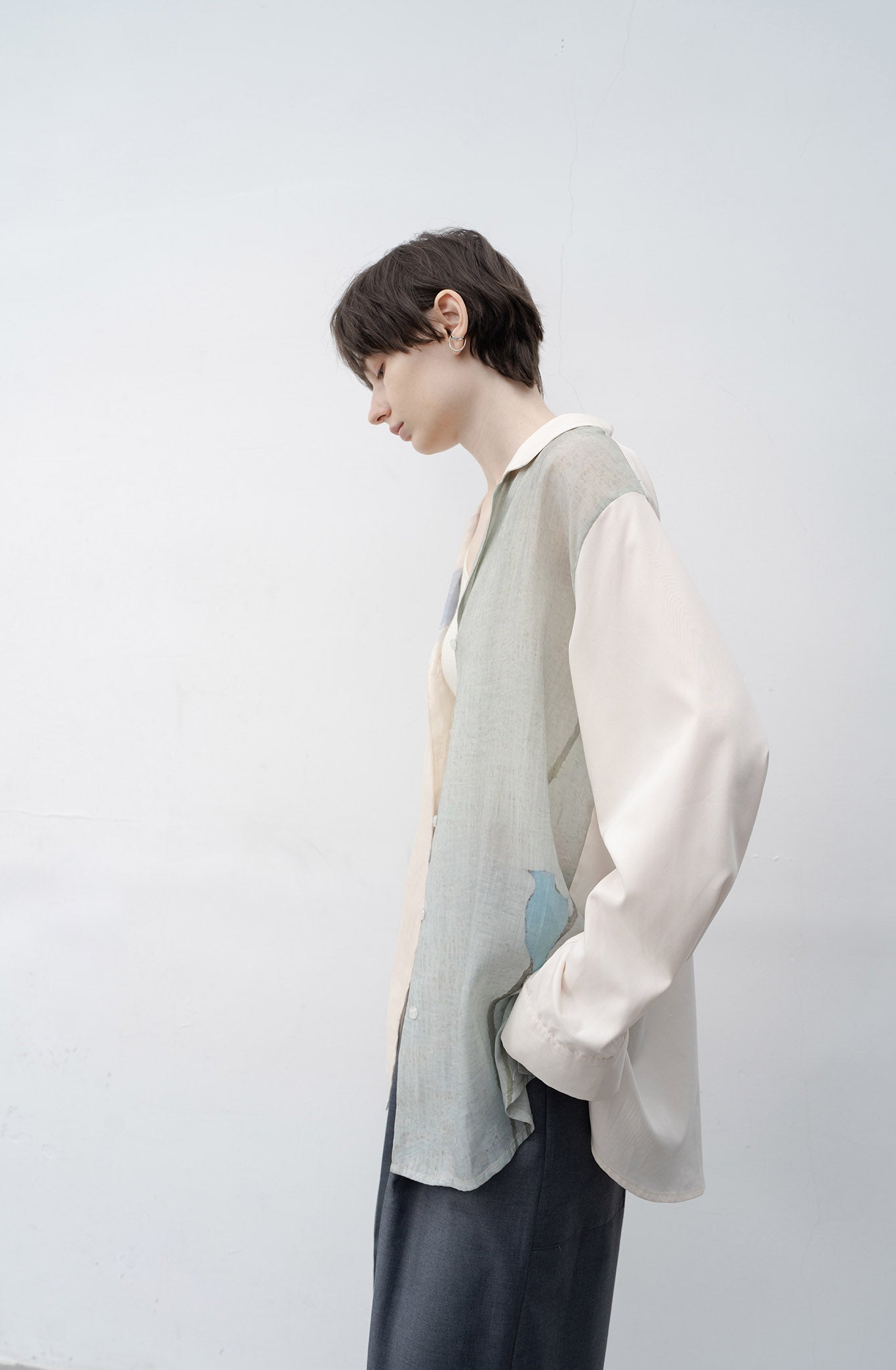 Design printed shirt jacket / A