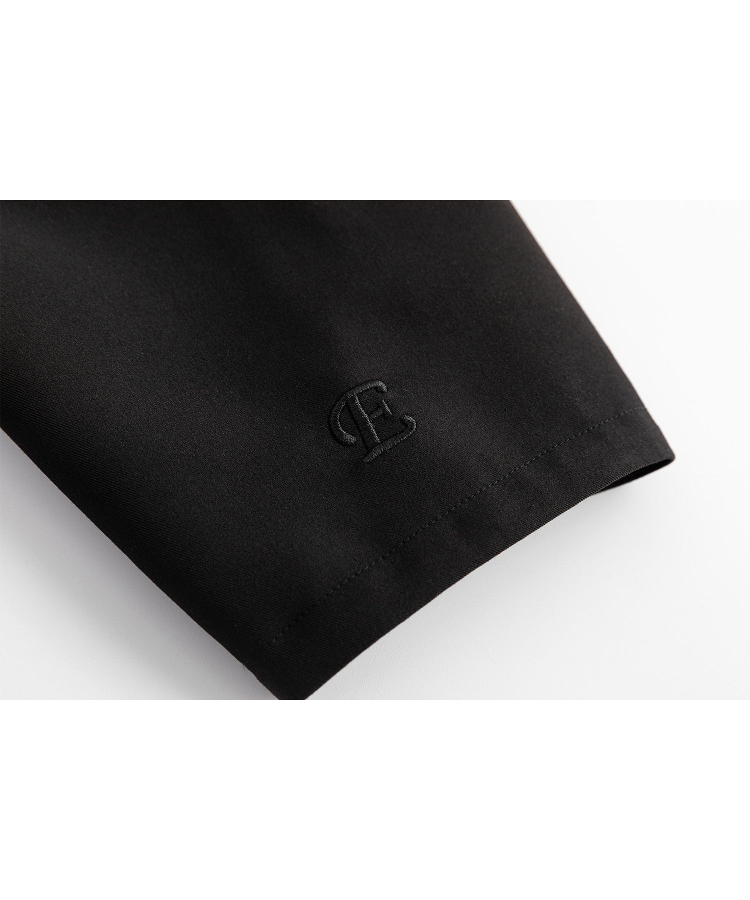 Volume Sleeve Over Silhouette Stainless Steel Collar Coat 